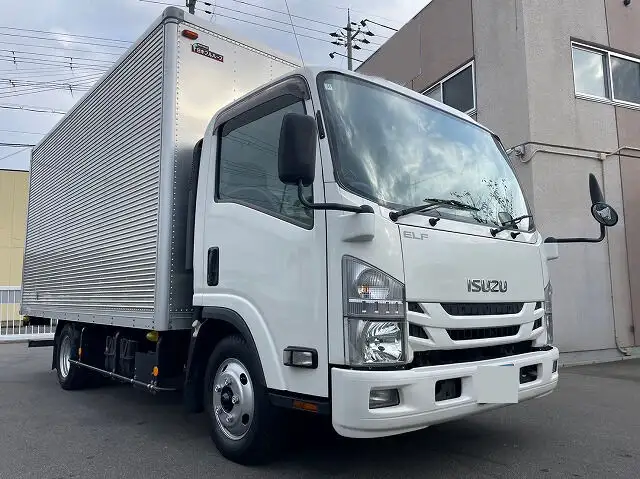 いすゞ エルフ 小型 アルミバン サイドドア TRG-NPR85ANの中古トラック画像1