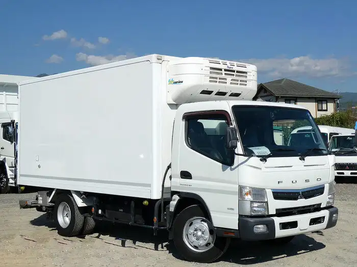 三菱 キャンター 小型 冷凍冷蔵 低温 パワーゲートの中古トラック画像2