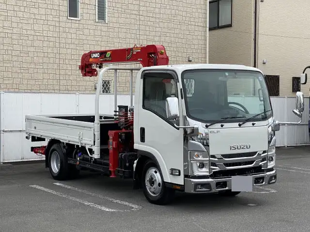 いすゞ エルフ 小型 クレーン付 4段 ラジコンの中古トラック画像1