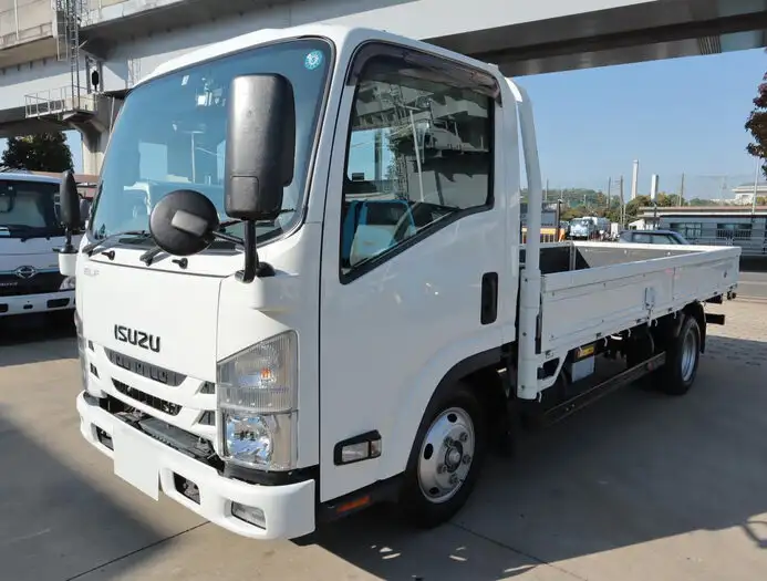いすゞ エルフ 小型 平ボディ 2RG-NLR88AR R2の中古トラック画像1
