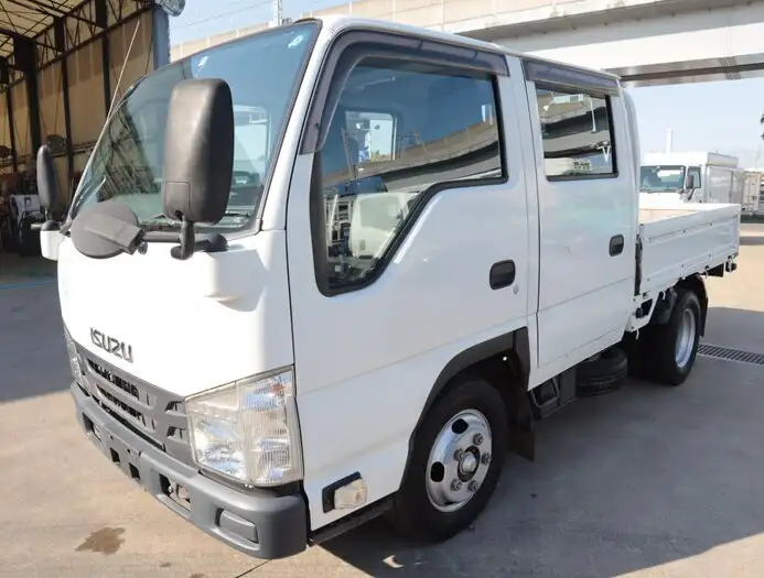 いすゞ エルフ 小型 平ボディ Wキャブ TPG-NJR85Aの中古トラック画像1