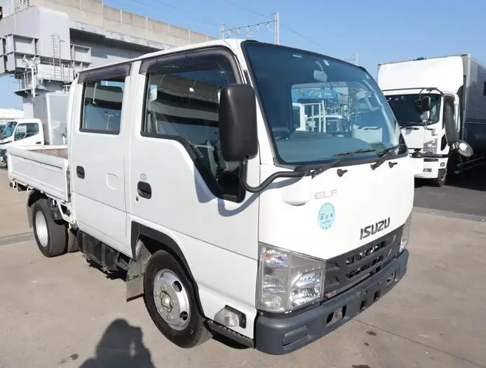 いすゞ エルフ 小型 平ボディ Wキャブ TPG-NJR85Aの中古トラック画像2