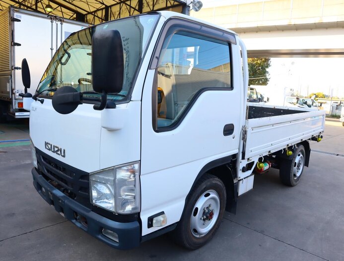 いすゞ エルフ 小型 平ボディ TRG-NHS85A H27｜画像1