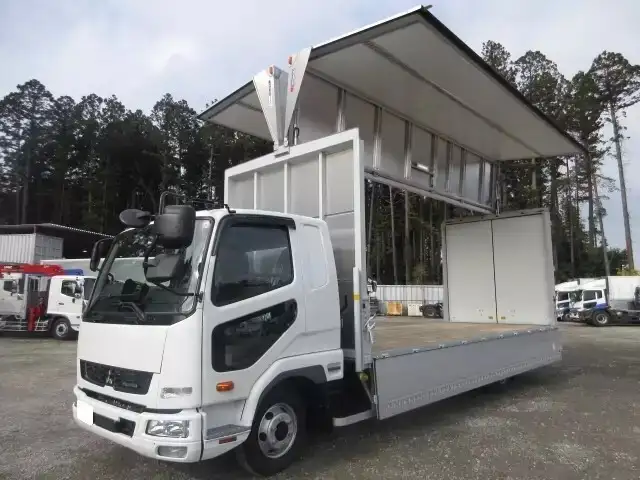 三菱 ファイター 中型/増トン ウイング パワーゲート ベッドの中古トラック画像5
