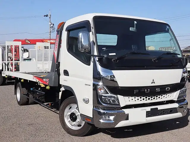 三菱 キャンター 小型 車両重機運搬 ラジコン ウインチの中古トラック画像2