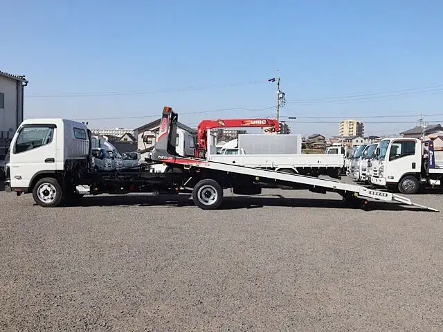 三菱 キャンター 小型 車両重機運搬 ラジコン ウインチの中古トラック画像9