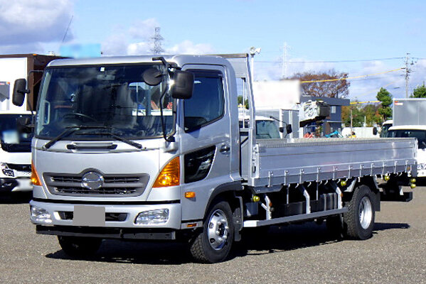 日野 レンジャー 中型 平ボディ アルミブロック TKG-FC9JJAP｜画像1