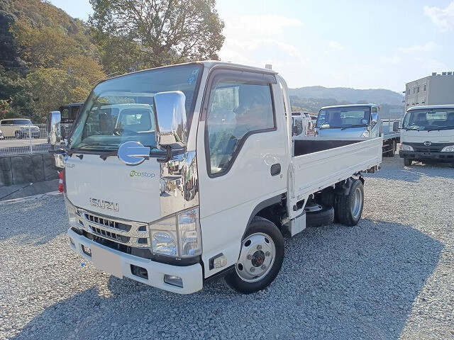 いすゞ エルフ 小型 平ボディ TRG-NJS85A H27｜画像1