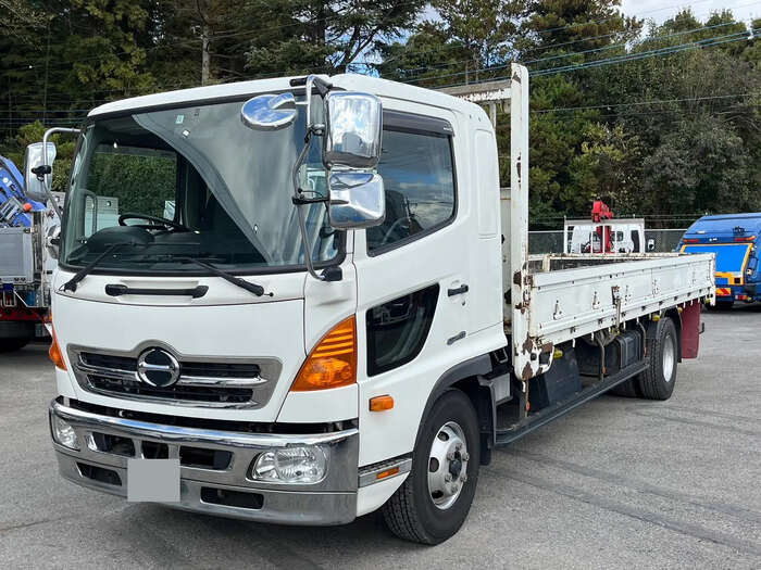 日野 レンジャー 中型 平ボディ ベッド TKG-FD7JLAA｜画像1