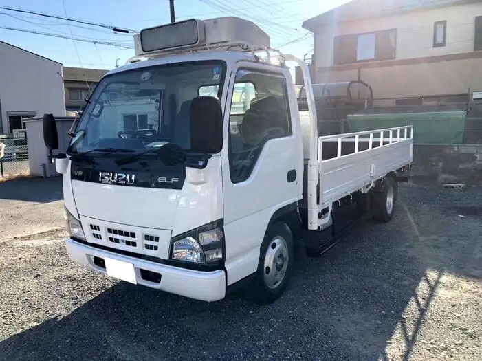 いすゞ エルフ 小型 平ボディ 床鉄板 PB-NKR81ARの中古トラック画像1