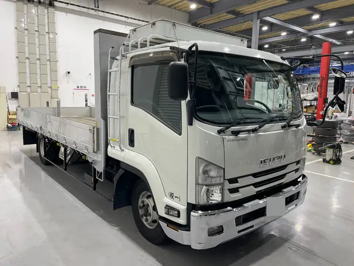 いすゞ フォワード 中型/増トン 平ボディ アルミブロック エアサスの中古トラック画像3