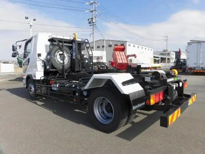 三菱 ファイター 中型/増トン アームロール ツインホイスト ベッドの中古トラック画像4