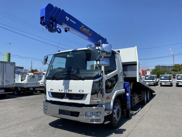 三菱 ファイター 中型/増トン 車両重機運搬 セーフティーローダー 2DG-FQ62F