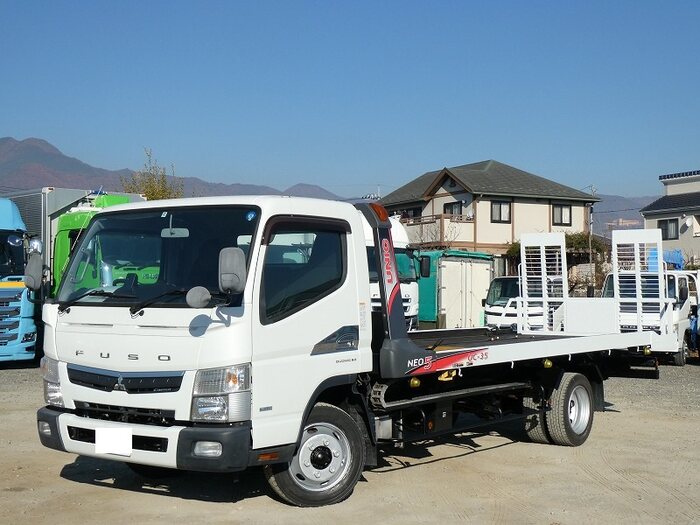 三菱 キャンター 小型 車両重機運搬 セーフティーローダー TPG-FEB80