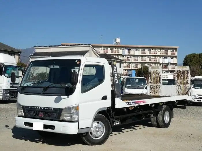 三菱 キャンター 小型 車両重機運搬 ラジコン ウインチの中古トラック画像1