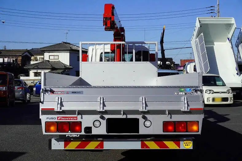 三菱 ファイター 中型/増トン 車両重機運搬 4段クレーン ラジコンの中古トラック画像3