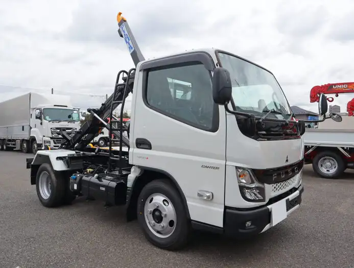 三菱 キャンター 小型 アームロール ツインホイスト 2RG-FBAV0の中古トラック画像2