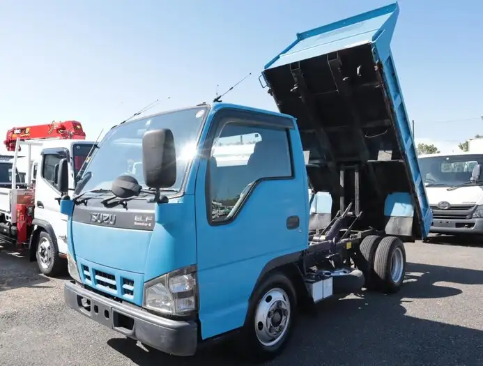 いすゞ エルフ 小型 ダンプ 強化 PB-NKR81ADの中古トラック画像1