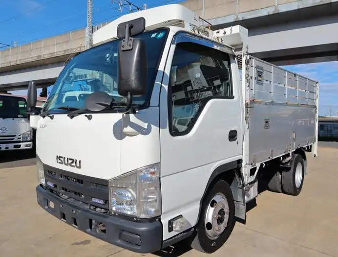 いすゞ エルフ 小型 平ボディ アルミブロック TKG-NJR85Aの中古トラック画像1