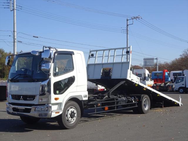 三菱 ファイター 中型/増トン 車両重機運搬 セーフティーローダー 2KG-FK62FZ