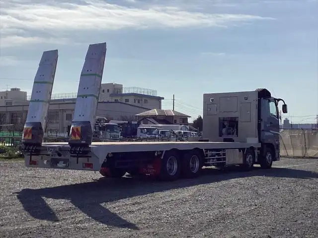 三菱 スーパーグレート 大型 車両重機運搬 ラジコン ウインチの中古トラック画像3