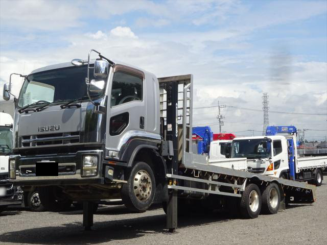 いすゞ フォワード 中型 車両重機運搬 ラジコン ウインチ｜画像1