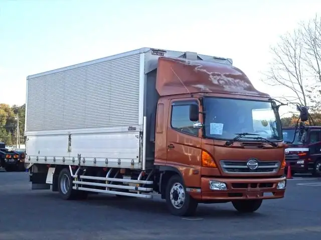 日野 レンジャー 中型/増トン ウイング エアサス ベッドの中古トラック画像2