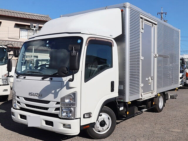 いすゞ エルフ 小型 アルミバン ワイドロング TRG-NPR85AN