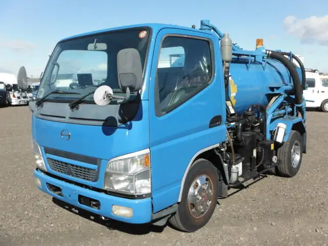 三菱 キャンター 小型 タンク車 バキューム PA-FE73DBの中古トラック画像1