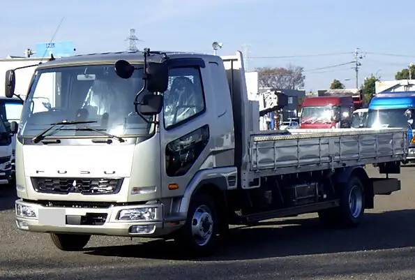 三菱 ファイター 中型/増トン 平ボディ 床鉄板 ベッド｜画像1