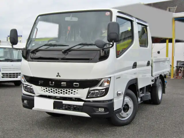 三菱 キャンター 小型 平ボディ Wキャブ 2RG-FBA20の中古トラック画像1