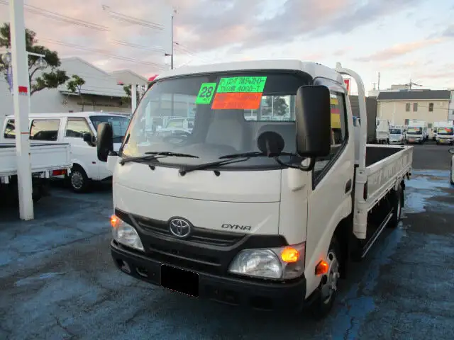 トヨタ ダイナ 小型 平ボディ 床鉄板 TKG-XZU655の中古トラック画像1