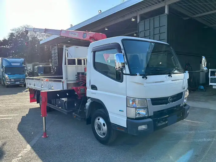 日産 アトラス 小型 クレーン付 床鉄板 4段の中古トラック画像2