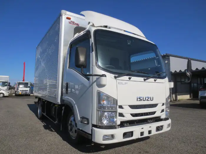 いすゞ エルフ 小型 アルミバン サイドドア シャッター式の中古トラック画像3