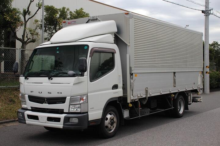 三菱 キャンター 小型 ウイング 超ロング TKG-FEB90