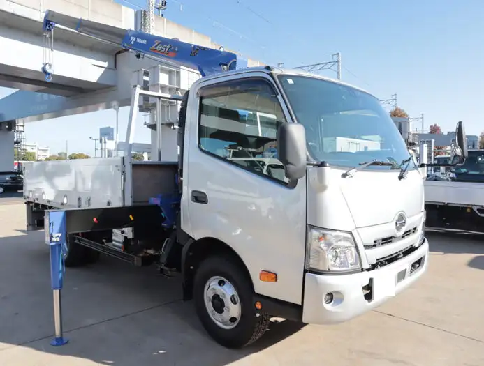 日野 デュトロ 小型 クレーン付 アルミブロック 3段の中古トラック画像2