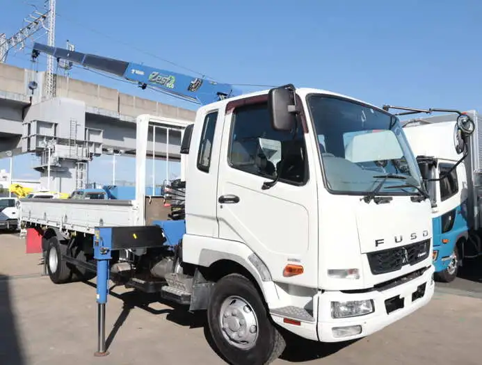 三菱 ファイター 中型/増トン クレーン付 床鉄板 4段の中古トラック画像2