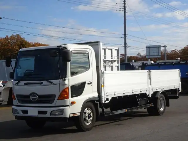 日野 レンジャー 中型/増トン 平ボディ アルミブロック TKG-FC9JLAPの中古トラック画像1