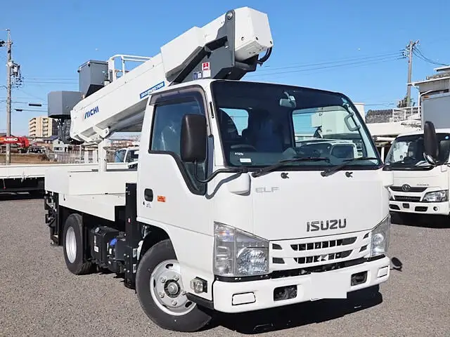 いすゞ エルフ 小型 高所・建柱車 高所作業車 2RG-NKR88ANの中古トラック画像2