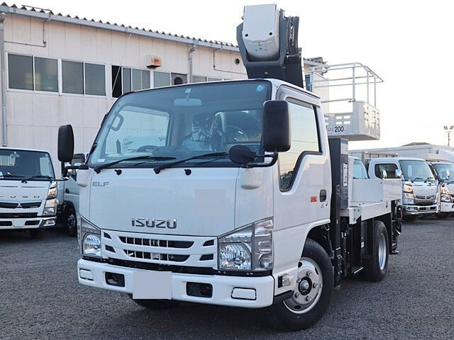 いすゞ エルフ 小型 高所・建柱車 高所作業車