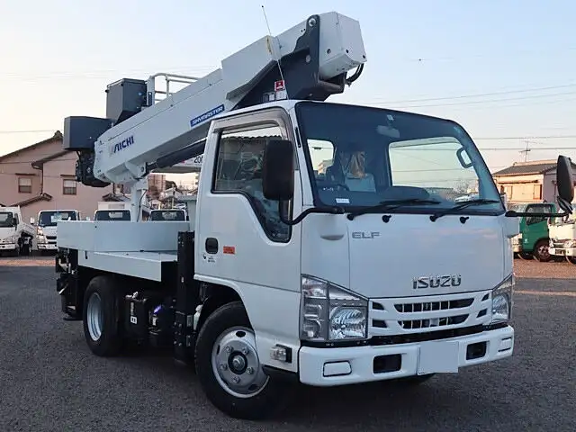 いすゞ エルフ 小型 高所・建柱車 高所作業車 2RG-NKR88ANの中古トラック画像2