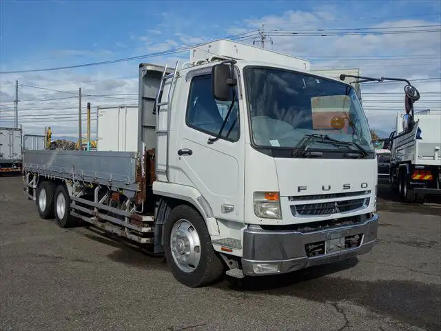 三菱 ファイター 中型/増トン 平ボディ 床鉄板 アルミブロックの中古トラック画像2