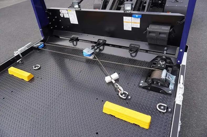 三菱 キャンター 小型 車両重機運搬 ラジコン ウインチの中古トラック画像6