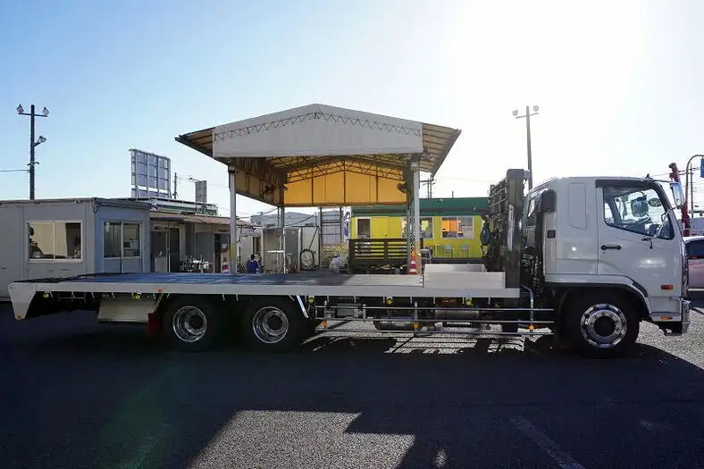 三菱 ファイター 中型/増トン 車両重機運搬 ウインチ ベッドの中古トラック画像2