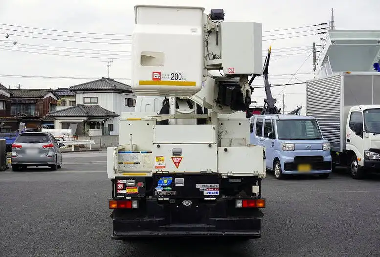三菱 キャンター 小型 高所・建柱車 高所作業車 電工仕様の中古トラック画像3