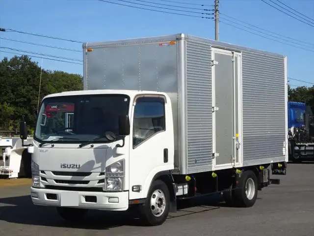 いすゞ エルフ 小型 アルミバン パワーゲート サイドドア の中古トラック【車両No.157643】