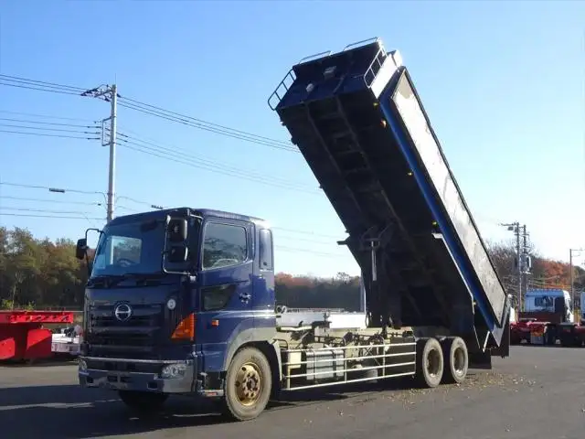 日野 プロフィア 大型 ダンプ 土砂禁 天蓋付き の中古トラック【車両No.157661】
