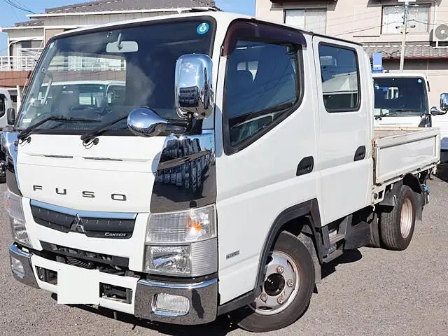 三菱 キャンター 小型 平ボディ Wキャブ TPG-FBA20の中古トラック画像1