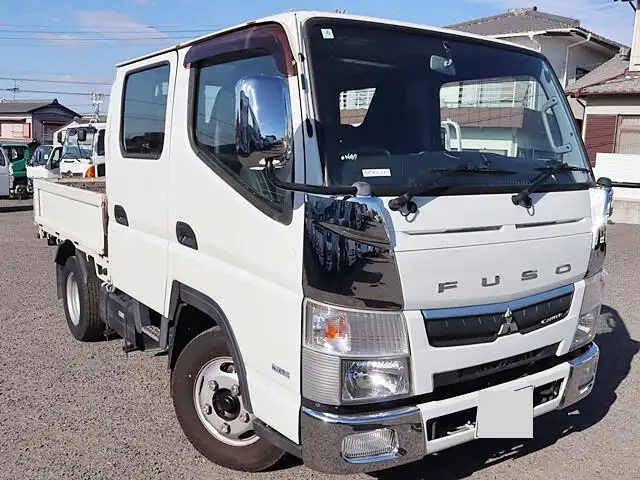 三菱 キャンター 小型 平ボディ Wキャブ TPG-FBA20の中古トラック画像2
