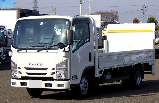 いすゞ エルフ 小型 平ボディ パワーゲート 2RG-NLR88ARの中古トラック画像1